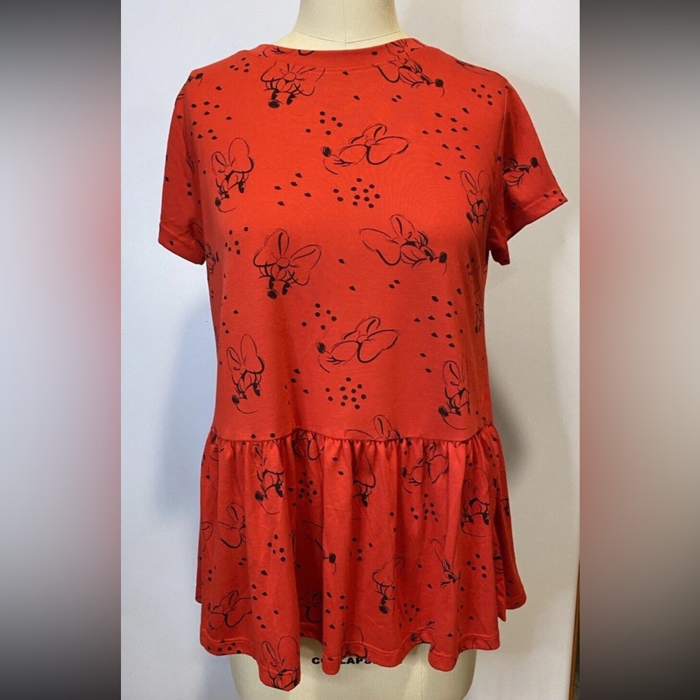 Disney Red and Black Graphic Tee